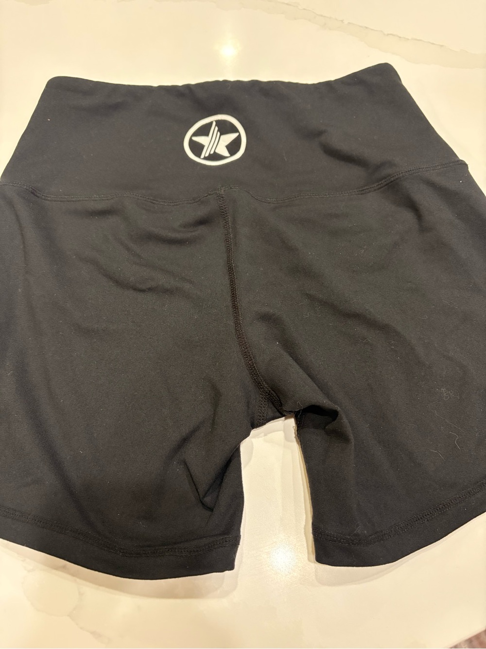 Savage Barbell Black High Rise Bike Shorts 5” Sculpting Workout Shorts Size S
